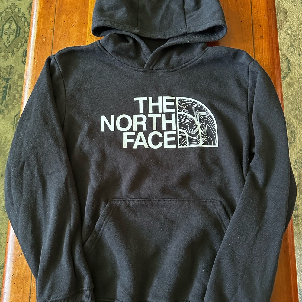 The North Face Black Hoodie Boys M 10-12